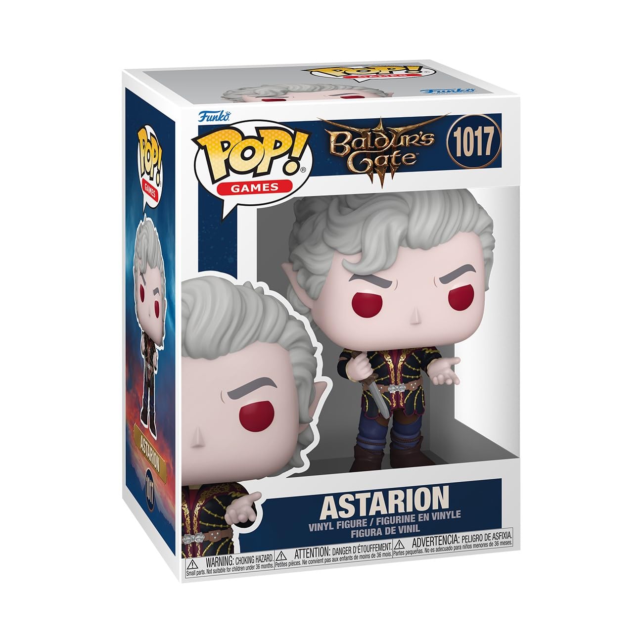 Funko Pop! Games: Baldur's Gate - Astarion - 1/6 Odds for Rare Chase Variant - Baldur's Gate 3 - Collectable Vinyl Figure - Gift Idea - Official Merchandise - Toys for Kids & Adults