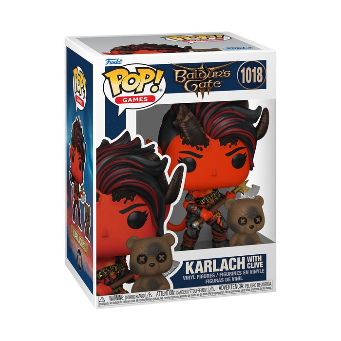Funko Pop! & Buddy: Baldur's Gate - Karlach & Clive - Baldur's Gate 3 - Collectable Vinyl Figure - Gift Idea - Official Merchandise - Toys for Kids & Adults - Video Games Fans