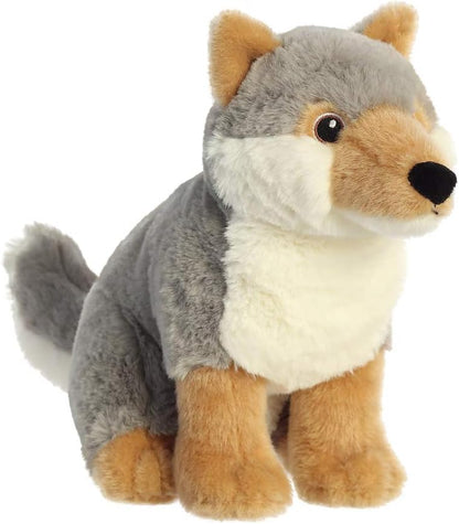 Aurora, 35006, Eco Nation, Wolf, 9.5In, Soft Toy, (Grey/White/Brown
