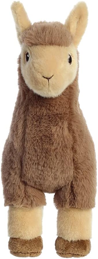 Aurora, 35038, Eco Nation Llama Tan, 11In, Soft Toy, Brown