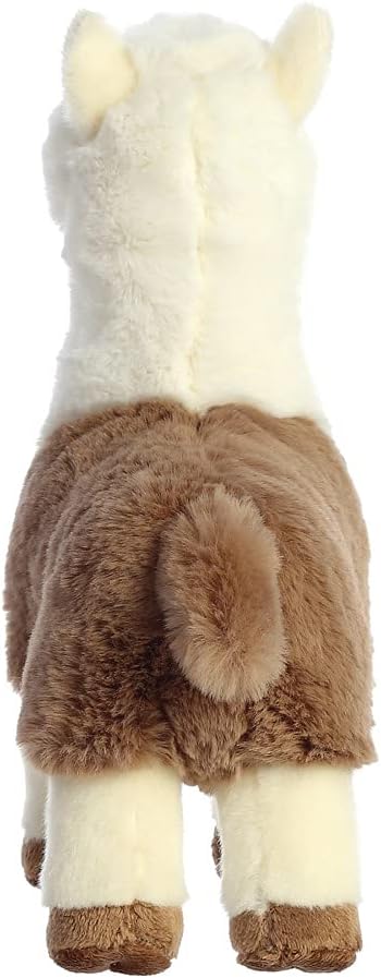 Aurora, 35039, Eco Nation Alpaca Two-Tone, 11In, Soft Toy, Brown & White