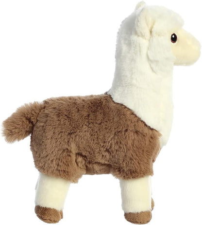 Aurora, 35039, Eco Nation Alpaca Two-Tone, 11In, Soft Toy, Brown & White
