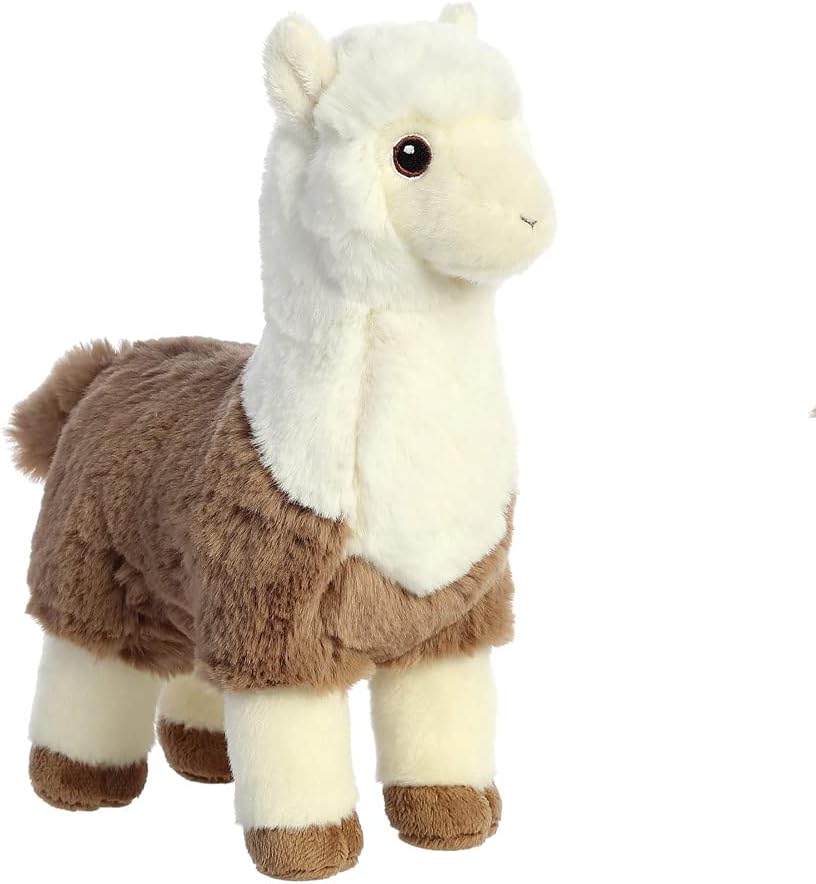 Aurora, 35039, Eco Nation Alpaca Two-Tone, 11In, Soft Toy, Brown & White
