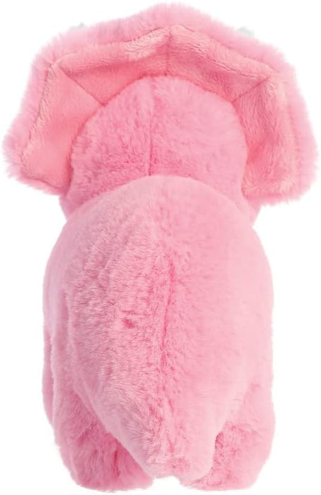 Aurora, 35057, Eco Nation Trix Triceratops Dinosaur, 8In, Soft Toy, Pink