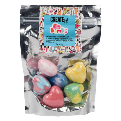 Create it! - Create it! Beauty Bruisballen Hartjes 7-Pack