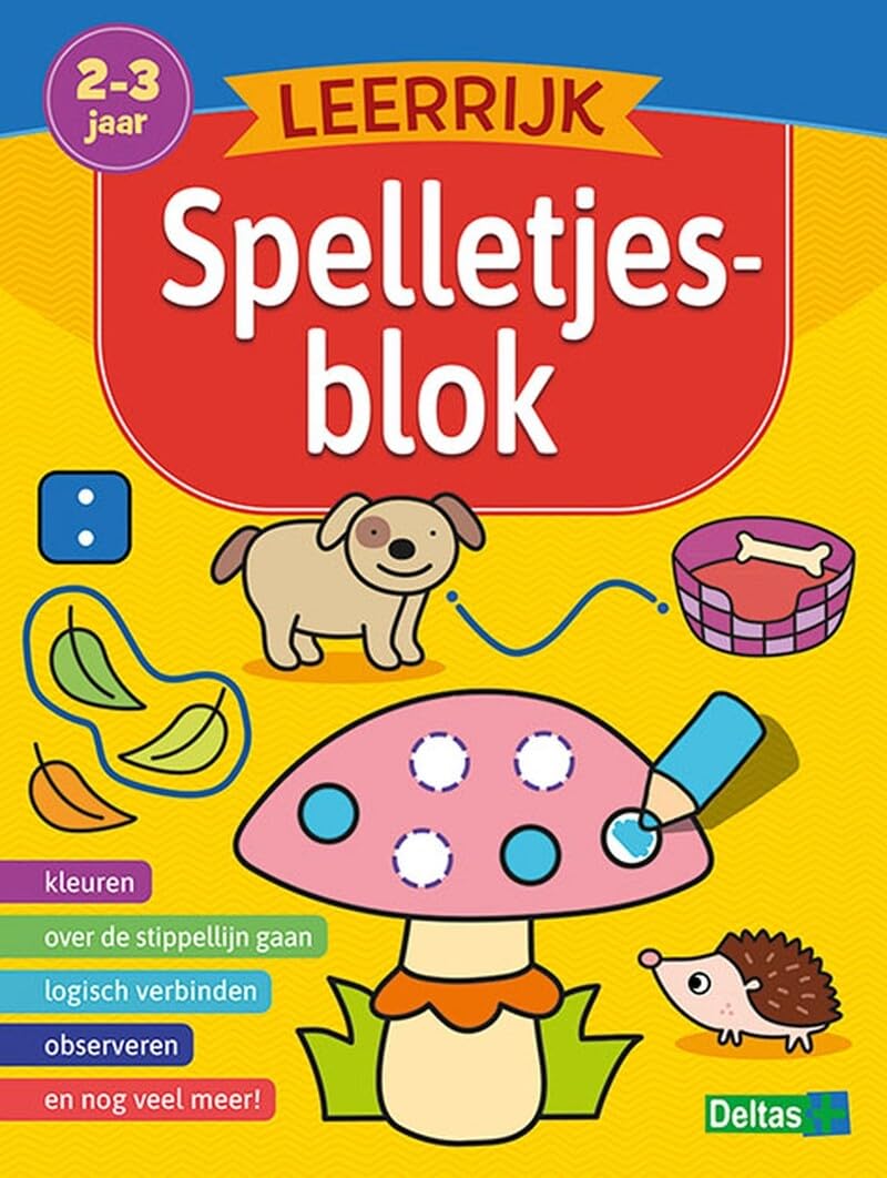 Leerrijk spelletjesblok (2-3 j.