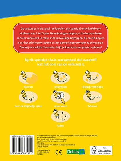 Leerrijk spelletjesblok (2-3 j.