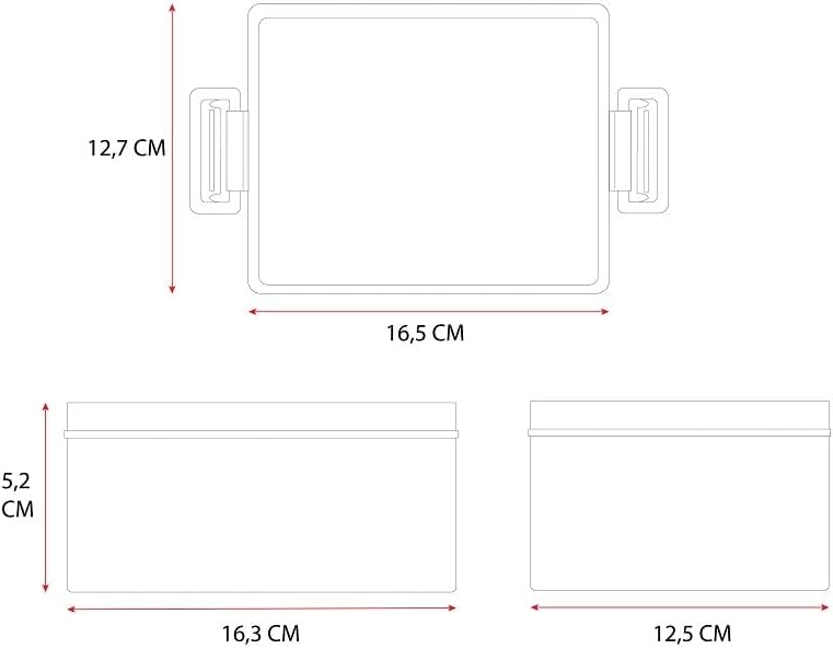 Vadobag STITCH Plastic lunch box with lid - dimensions 16x13x5 cm DISNEY Original Lilo and Stitch