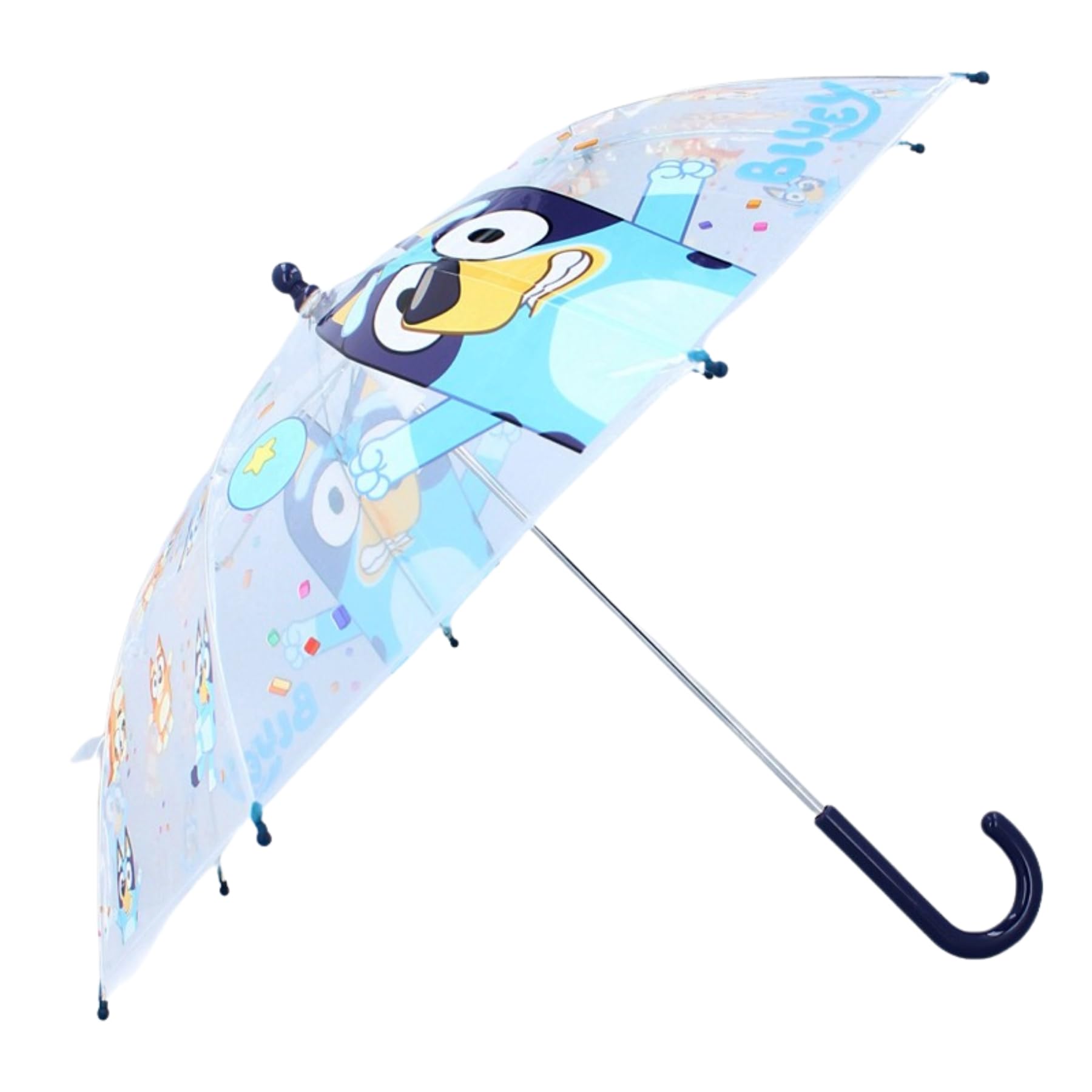 Vadobag Umbrella Dark Blue & Transparent | Bluey | Children's Umbrella, Meerkleuri