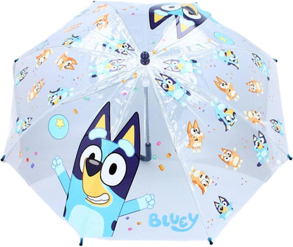 Vadobag Umbrella Dark Blue & Transparent | Bluey | Children's Umbrella, Meerkleuri