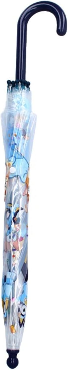 Vadobag Umbrella Dark Blue & Transparent | Bluey | Children's Umbrella, Meerkleuri