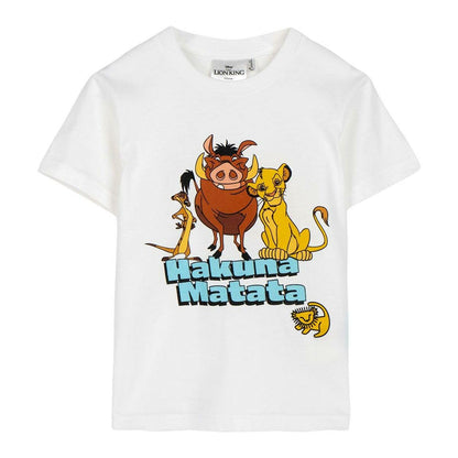 T-Shirt Manica Corta Single Jersey Lion King Tg. 3 Anni