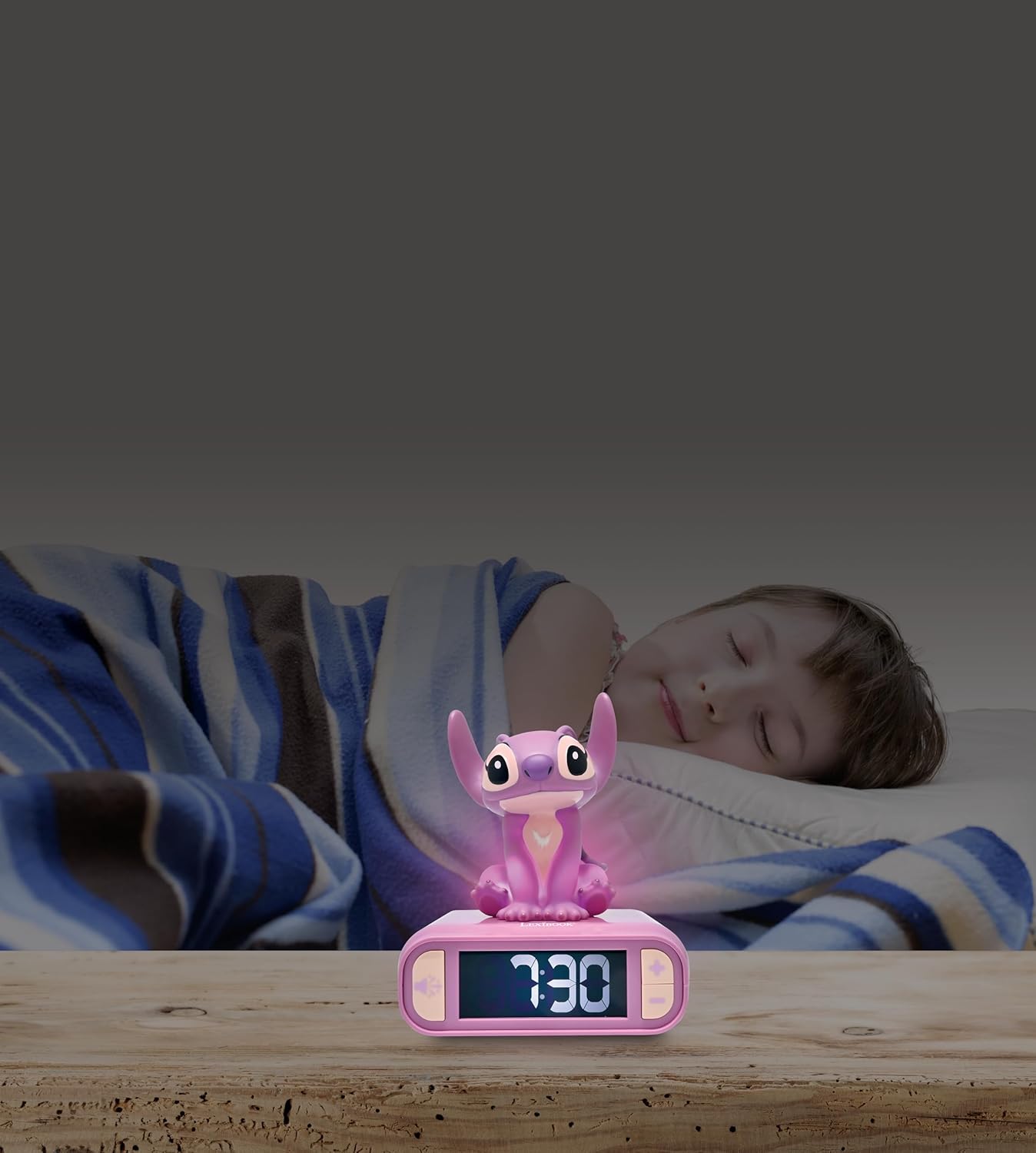 Lexibook -  Disney Stitch - Angel Alarm Clock With Sounds (Rl800D1)