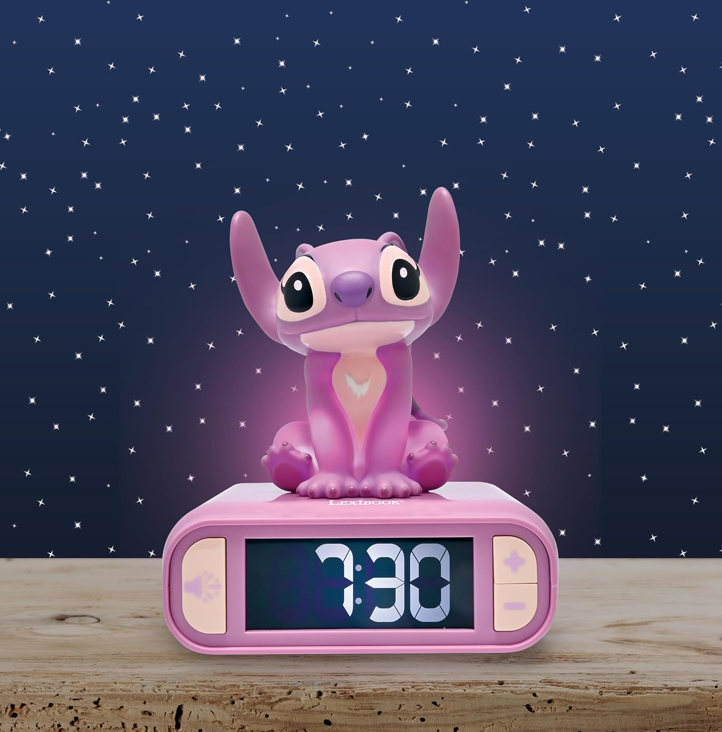 Lexibook -  Disney Stitch - Angel Alarm Clock With Sounds (Rl800D1)