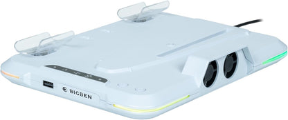 Nacon Charging Station With Fan Rgb/Usb Hub/Fan, White Ps5 Slim