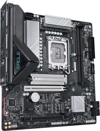 GIGABYTE B860M EAGLE Motherboard - Intel Core Ultra Series CPUs, 6+1+2+1 Phases VRM, up to 9066MHz DDR5, 1xPCIe 5.0 + 1xPCIe 4.0 M.2, 2.5GbE LAN, USB 3.2 Gen 1