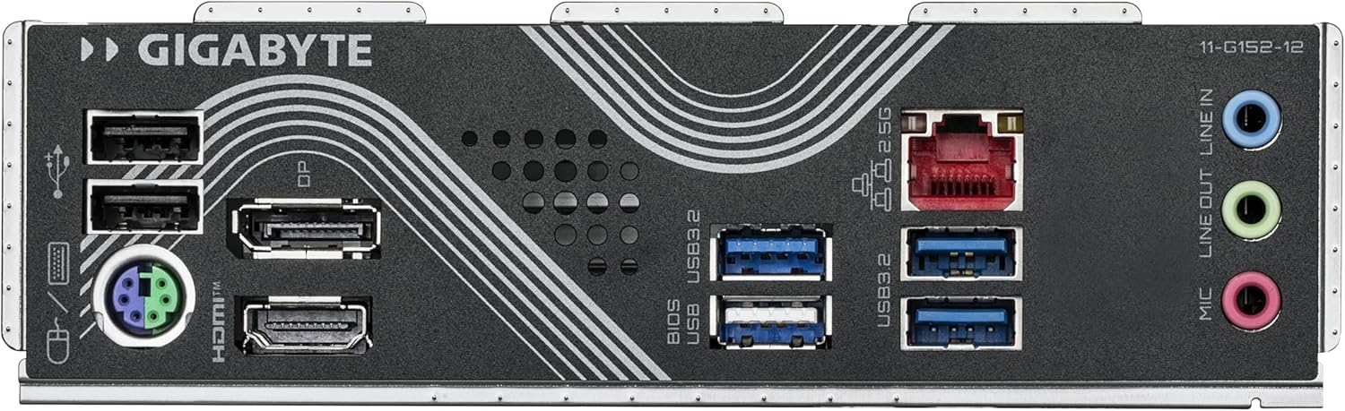 GIGABYTE B860M EAGLE Motherboard - Intel Core Ultra Series CPUs, 6+1+2+1 Phases VRM, up to 9066MHz DDR5, 1xPCIe 5.0 + 1xPCIe 4.0 M.2, 2.5GbE LAN, USB 3.2 Gen 1