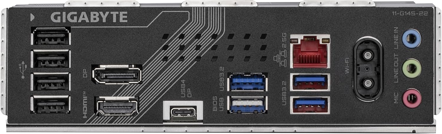 GIGABYTE B860M GAMING X WIFI6E Motherboard - Intel Core Ultra Series CPUs, 8+1+2+2 Phases VRM, up to 9200MHz DDR5, 1xPCIe 5.0 + 1xPCIe 4.0 M.2, 2.5GbE LAN, WIFI 6E, USB 4