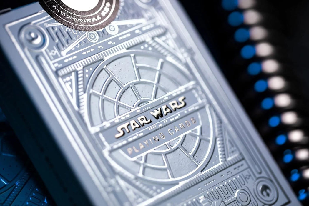 BTkviseQat theory11 Star Wars Playing Cards Silver Edition – Light Side (White) (STAR-WARS-WHITE-T11