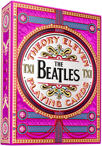 theory11 Cartes à jouer The Beatles Premium – Pink Deck Cartes à collectionner sous licence officielle