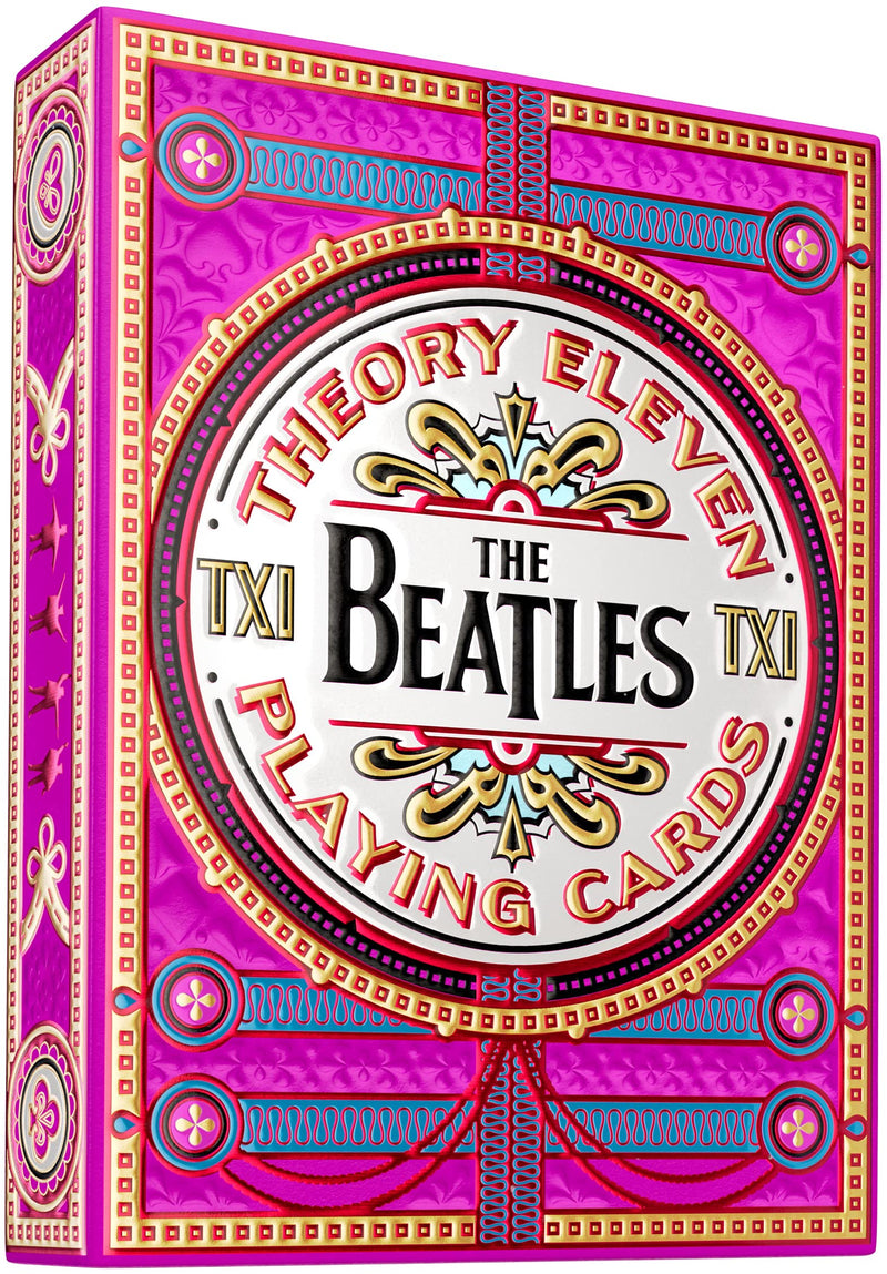 theory11 Cartes à jouer The Beatles Premium – Pink Deck Cartes à collectionner sous licence officielle