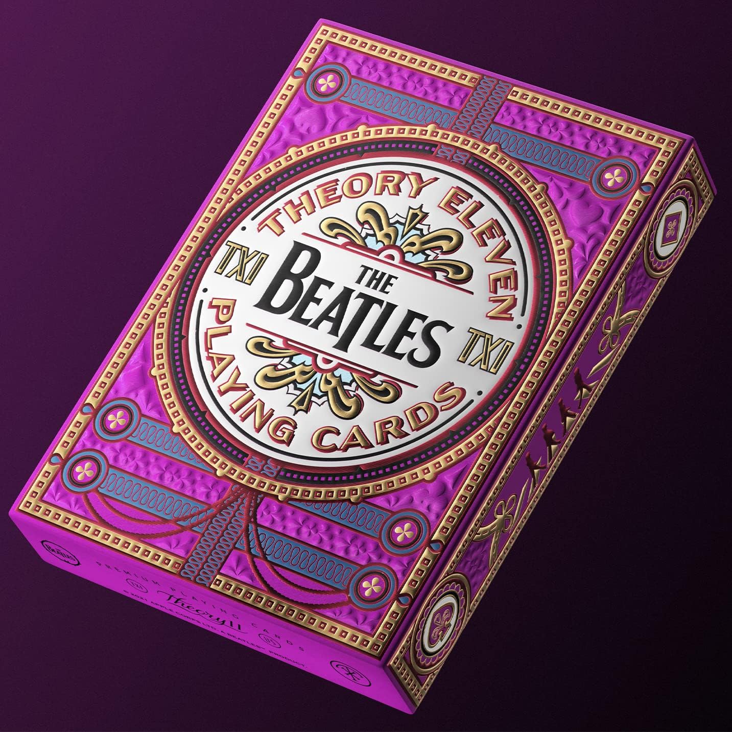 theory11 Cartes à jouer The Beatles Premium – Pink Deck Cartes à collectionner sous licence officielle