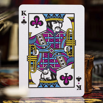 theory11 Cartes à jouer The Beatles Premium – Pink Deck Cartes à collectionner sous licence officielle