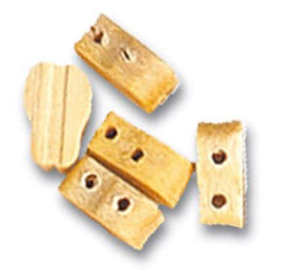 SINGLE BLOCK 2 HOLES 7 mm (18u.