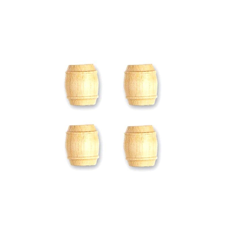 BARREL - CASK (BOXWOOD) 12 mm (4 u)