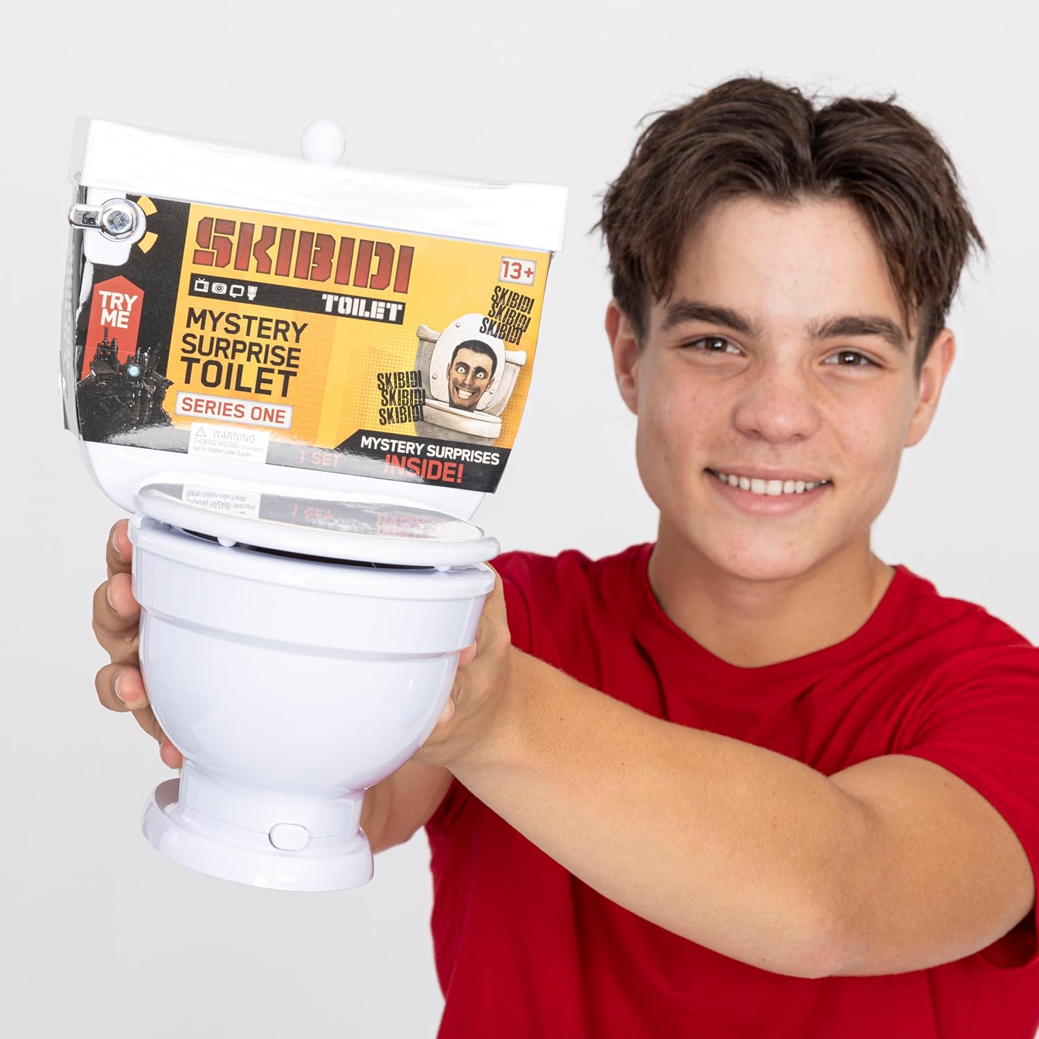 SKIBIDI Toilet Mystery Toilet Mystery Toilet with Surprise Toys to Discover inside, Officially Licensed Toilet Merch