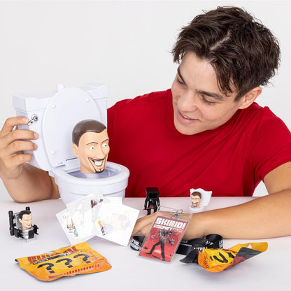 SKIBIDI Toilet Mystery Toilet Mystery Toilet with Surprise Toys to Discover inside, Officially Licensed Toilet Merch