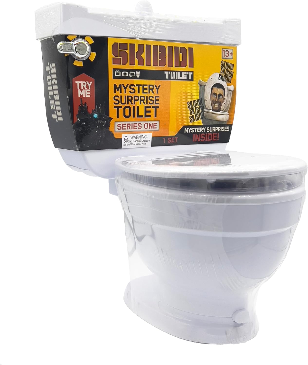 SKIBIDI Toilet Mystery Toilet Mystery Toilet with Surprise Toys to Discover inside, Officially Licensed Toilet Merch