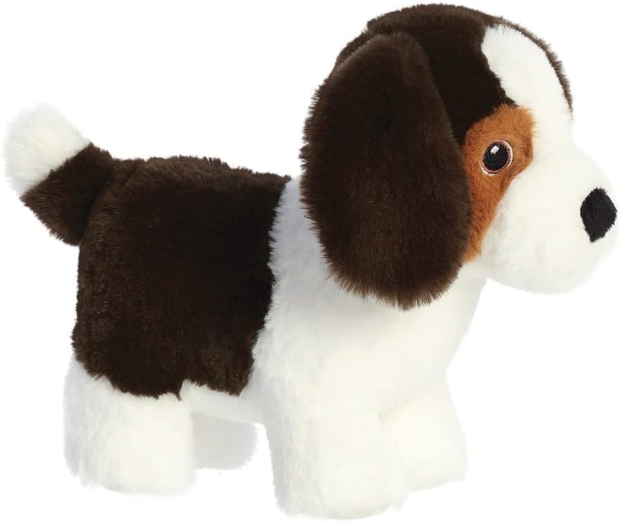 Aurora, 35047, Eco Nation Beagle Dog, 8In, Soft Toy, Black & White