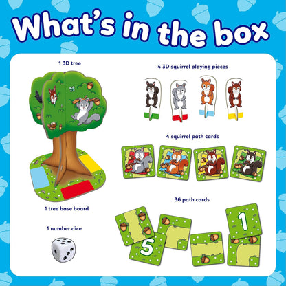Orchard Toys Nutty Numbers Game, Educational Number and Counting Game, Perfect for kids age 4+, classroom resource