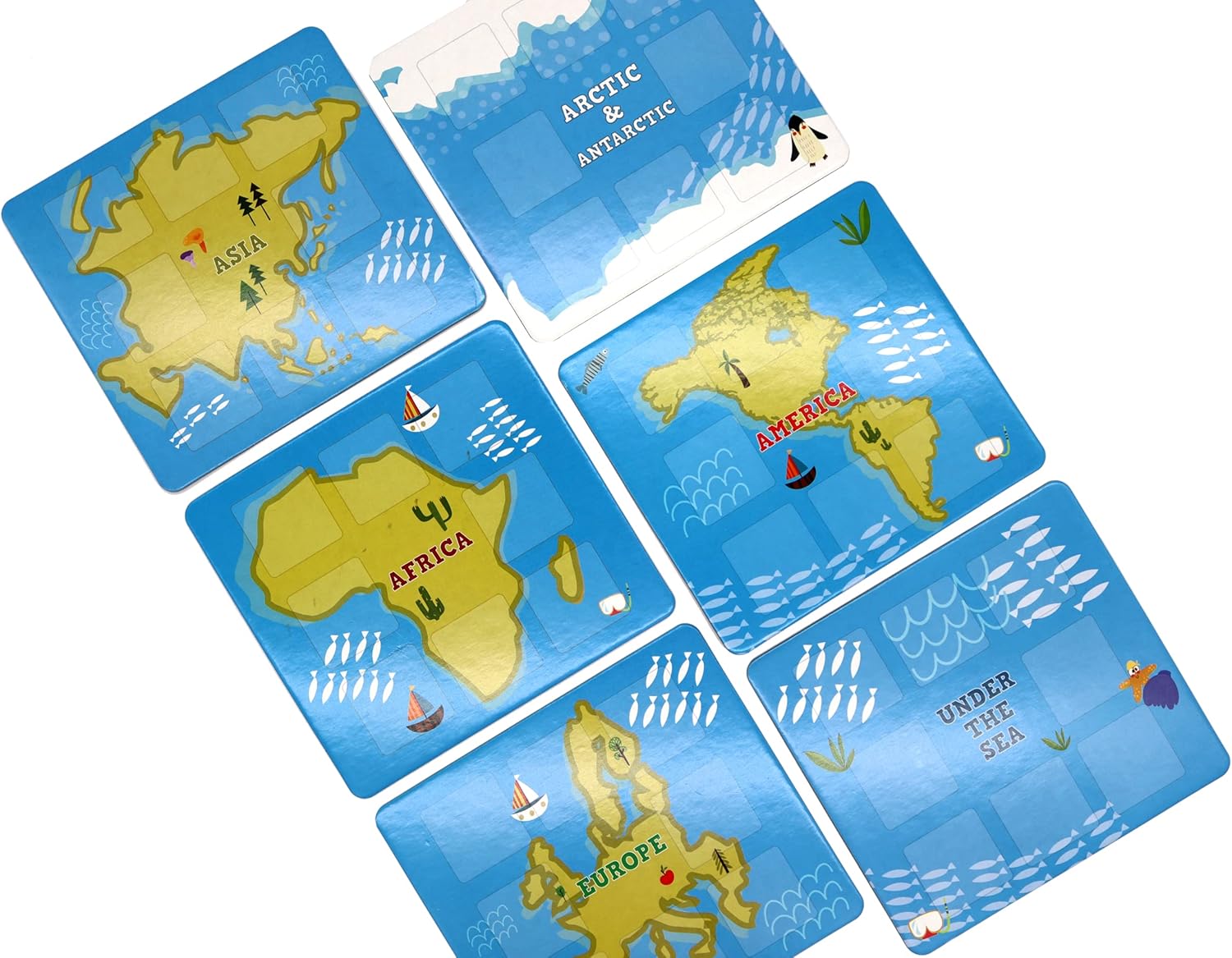 Shuffle Into The Wild Animal Seek - A Wild Game of Hunt & Seek Around The World, For 2-4 Players, Suitable For Ages 3+