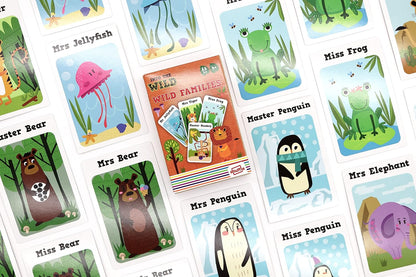 Shuffle Into The Wild 3 Juegos de Cartas para niños - Snap, familias y Parejas, fomenta la Memoria de Tus Hijos, Habilidades de combinación y coordinación, para Mayores de 3 años