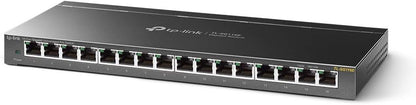 TP-Link Managed Network Switch 16-Port Gigabit, Support QoS VLAN IGMP Snooping, Network Monitoring through Web Interface(TL-SG116E)