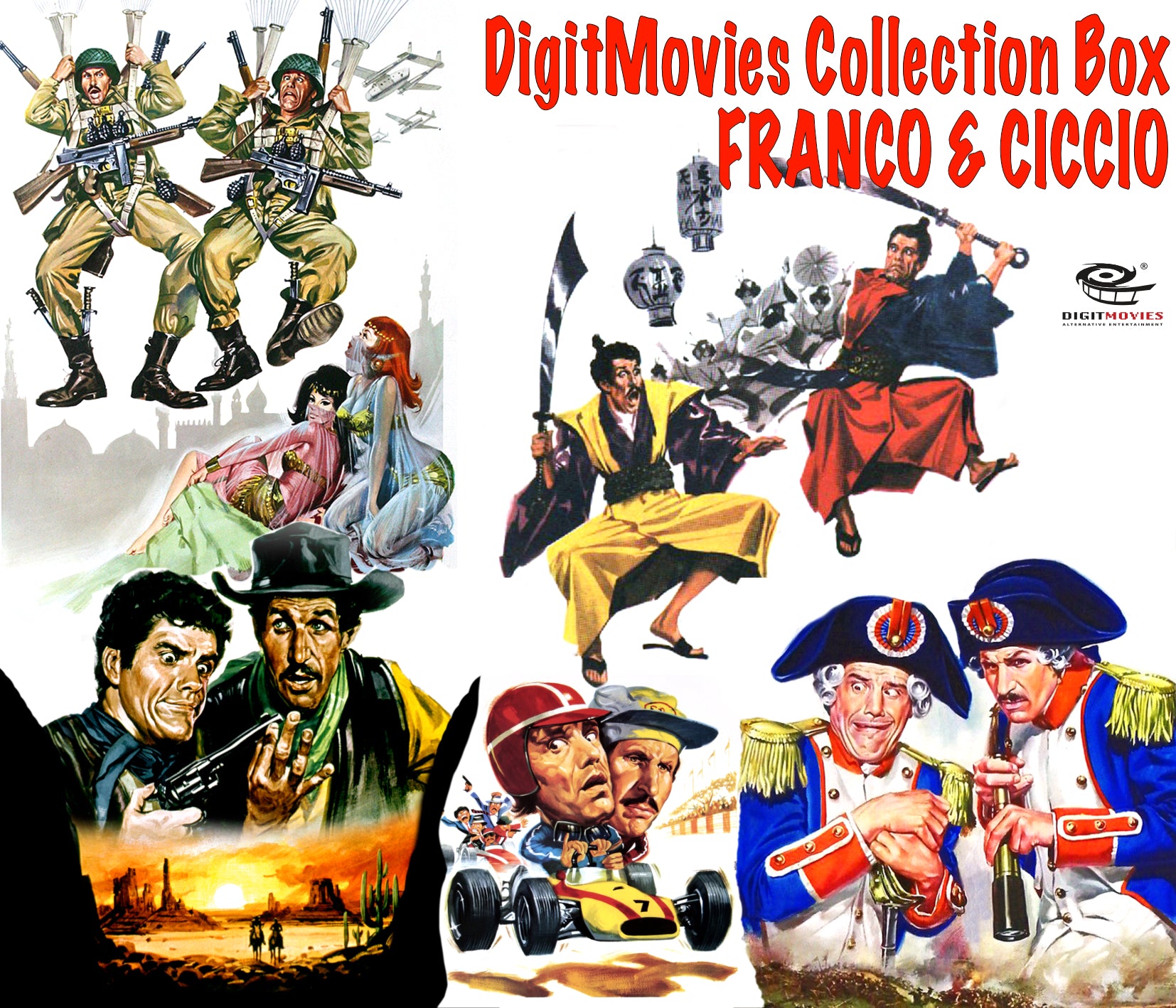 DigitMovies collection box: Franco & Ciccio
