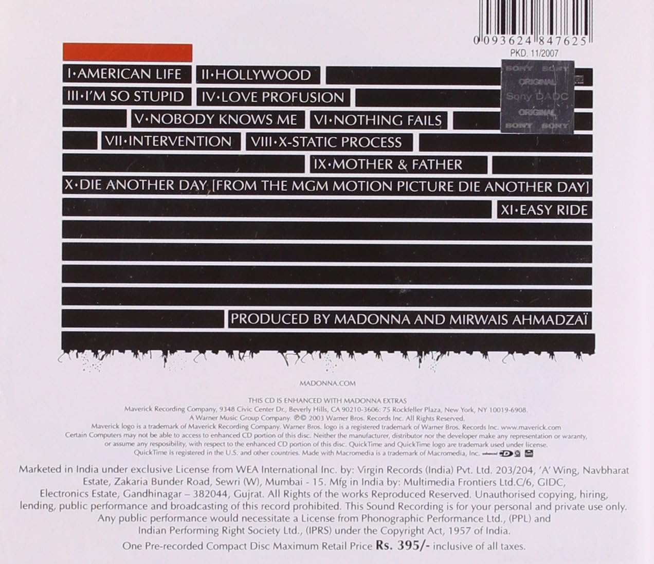 American Life  Clean Version
