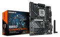 GIGABYTE B850 GAMING WIFI6 Motherboard - AMD Ryzen 9000 Series CPUs, 6+2+2 Phasen Digital VRM, up to 8200MHz DDR5 (OC), 1xPCIe 5.0 + 2xPCIe 4.0 M.2, GbE LAN, WIFI 6, USB 3.2 Gen 2