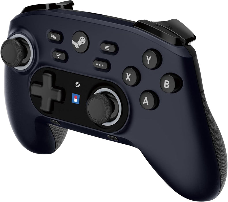 HORI Wireless HORIPAD for Steam (Midnight Black) - Pro Controller Designed for Steam