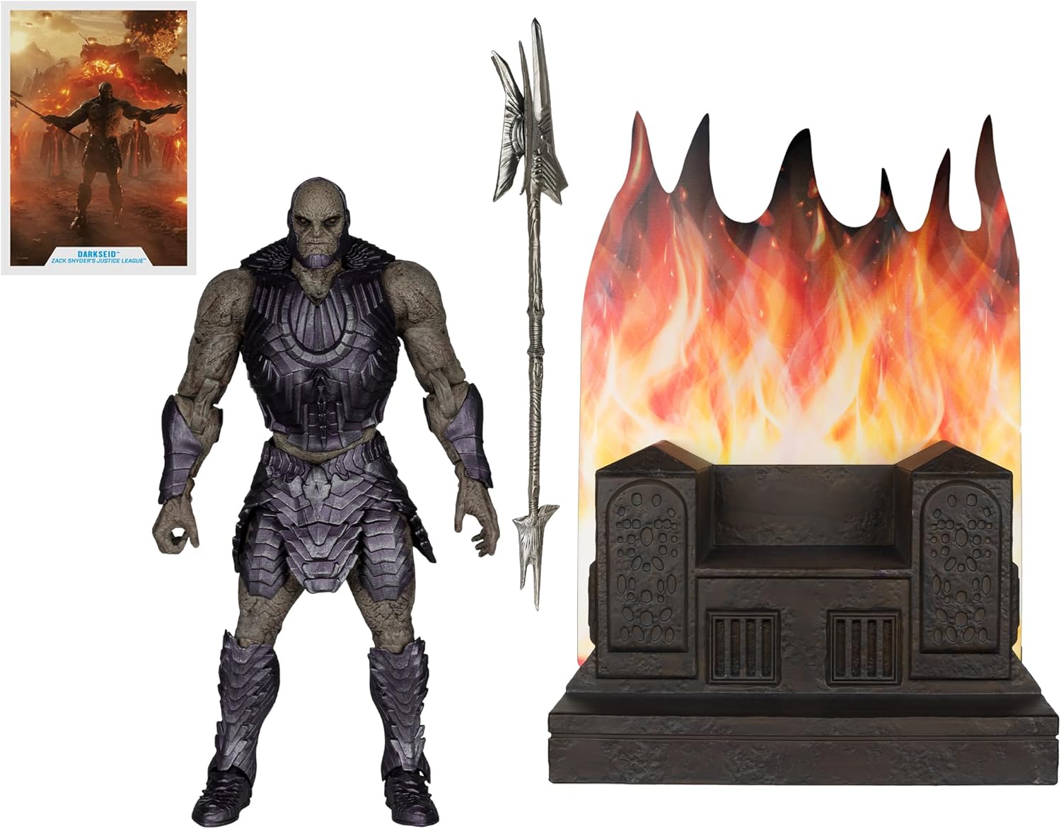 McFarlane DC Multiverse Darkseid with Throne (Justice League) Gold Label Mega Figure Toys