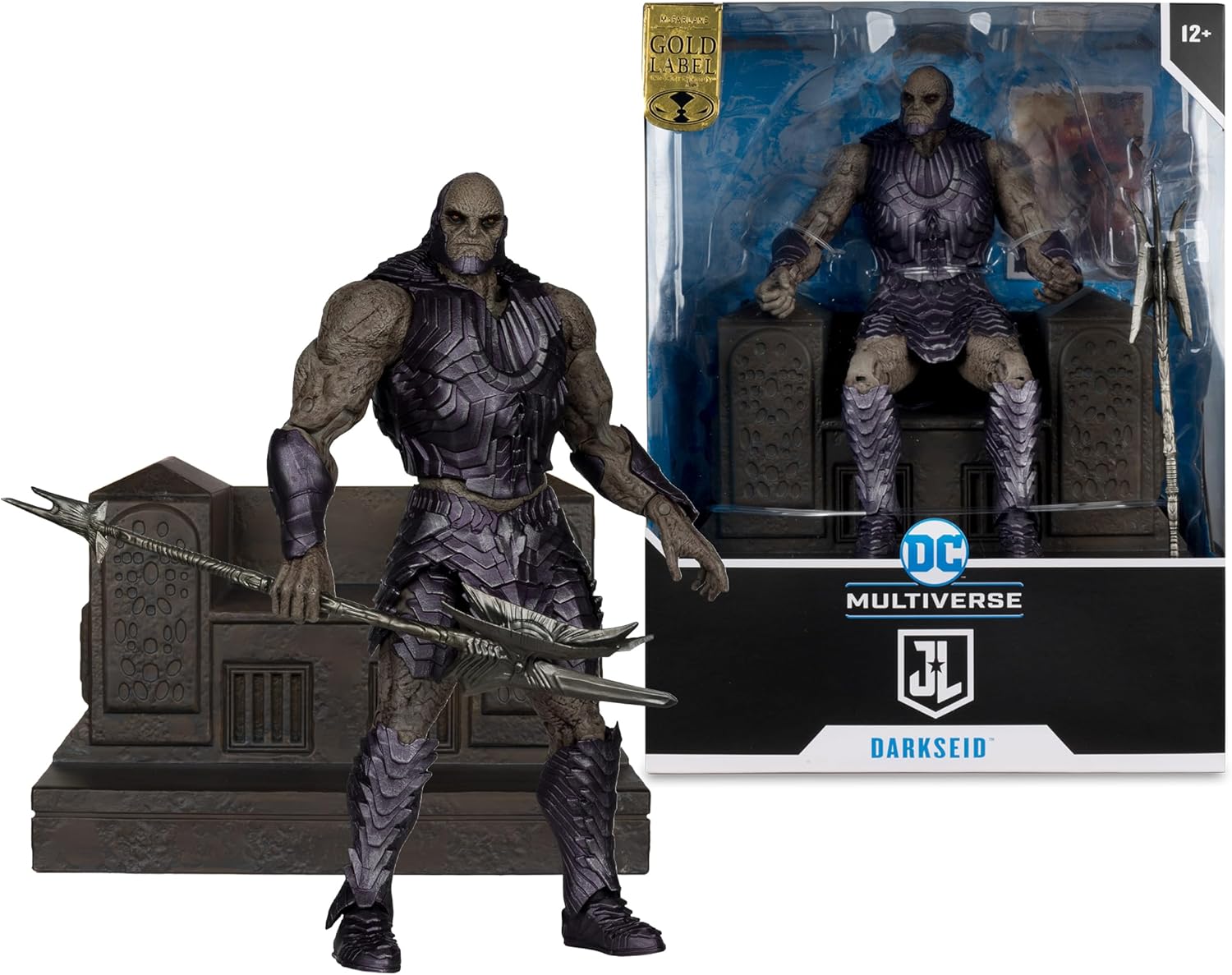 McFarlane DC Multiverse Darkseid with Throne (Justice League) Gold Label Mega Figure Toys