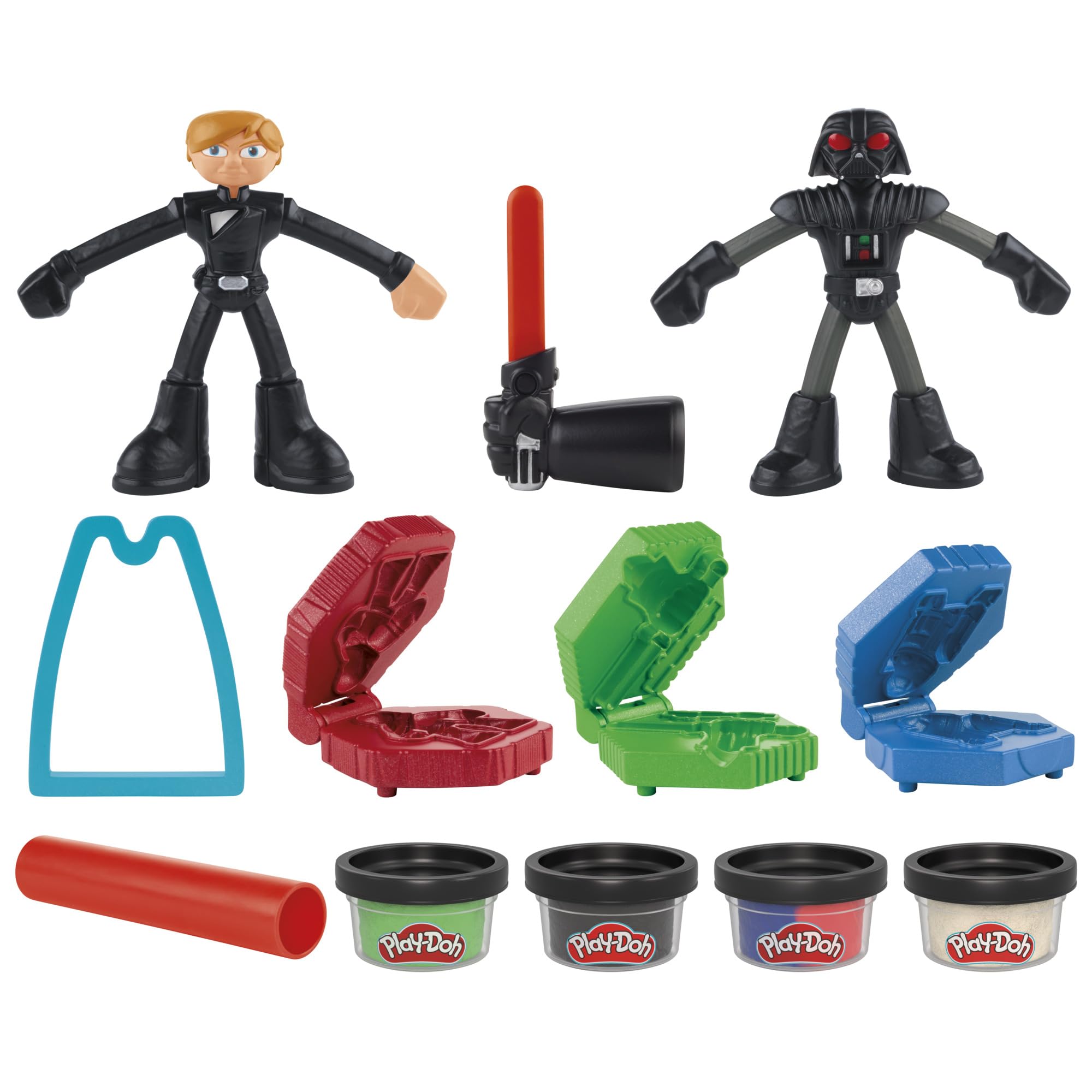 Play-Doh Star Wars Galaktische Knet-Abenteuer Action-Figurenset (10 cm