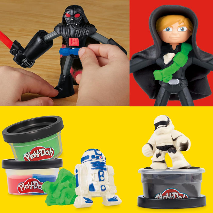 Play-Doh Star Wars Galaktische Knet-Abenteuer Action-Figurenset (10 cm