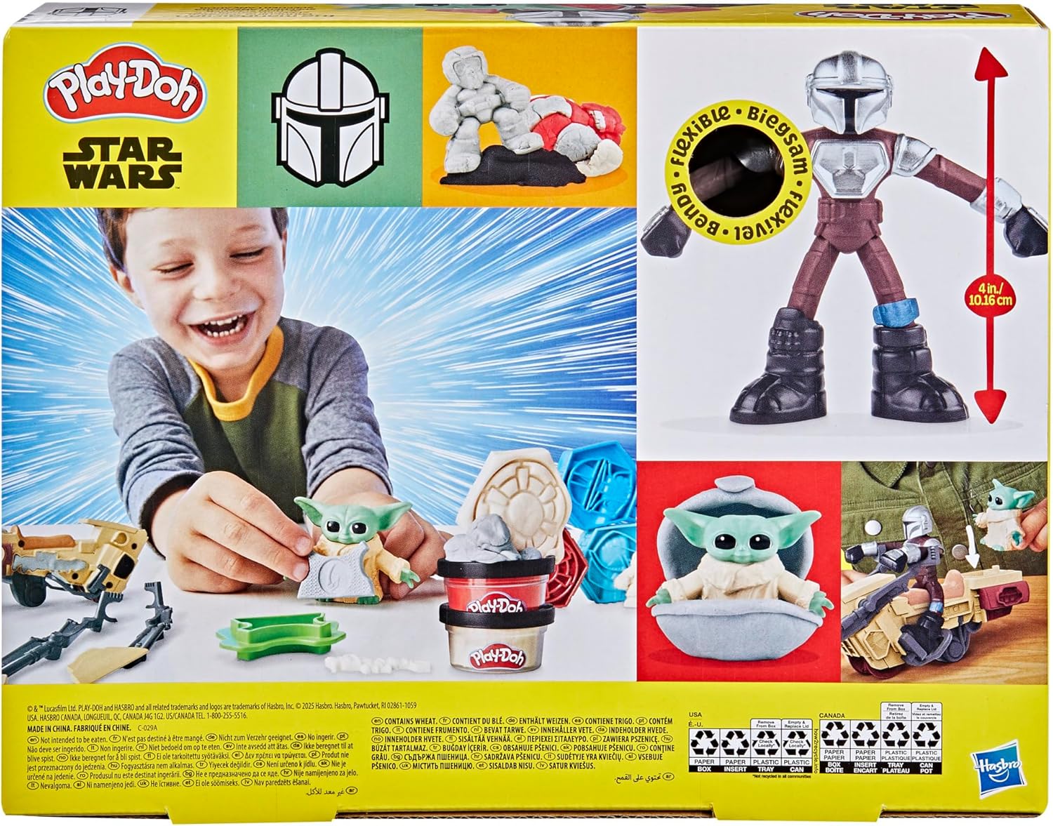 Play-Doh STAR WARS: THE MANDALORIAN Launching Speeder Playset