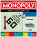 Monopoly Board Game with Storage Tray and Larger Tokens - English Version
