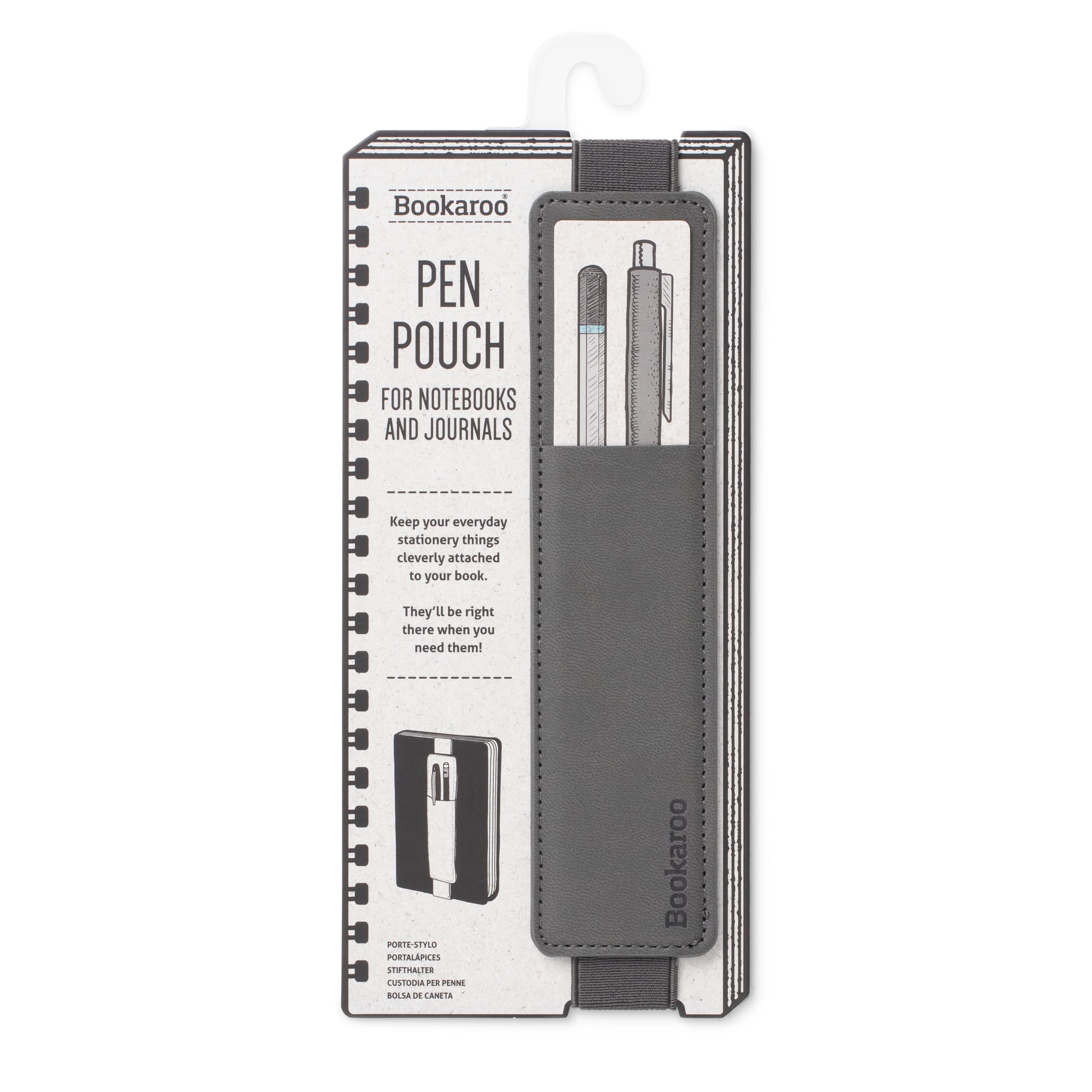 IF Bookaroo Pen Pouch - Charcoal Charcoal Charcoal