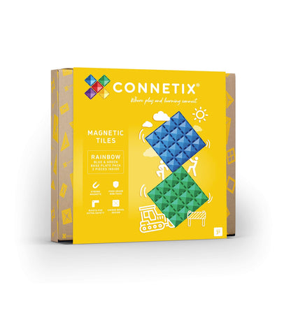 CONNETIX Rainbow Base Plate Pack, 2 stuks