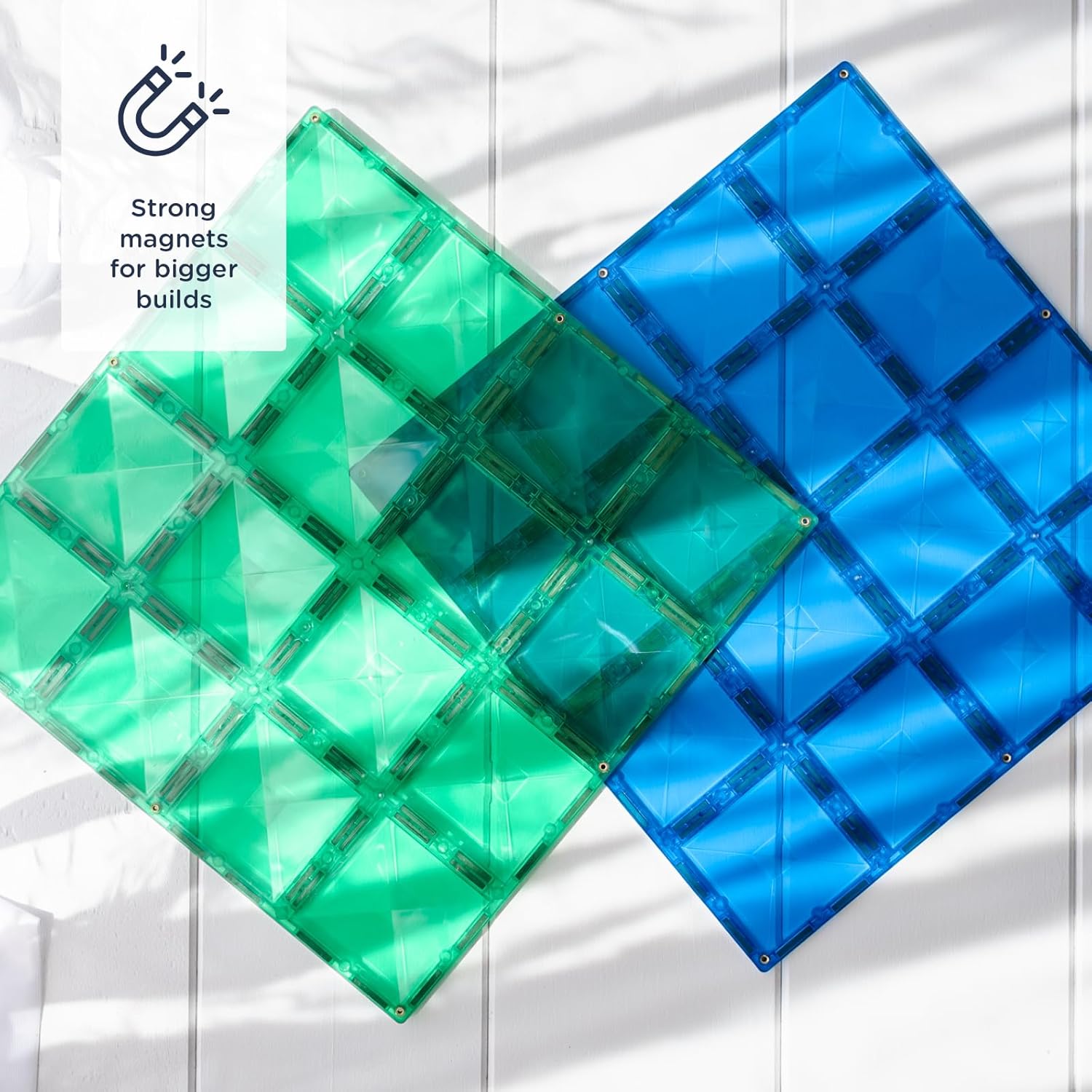 CONNETIX Rainbow Base Plate Pack, 2 stuks